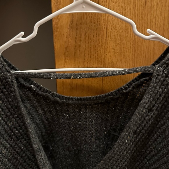 Womens Ruby Moon grey off the shoulder sweater size medium - Picture 5 of 10